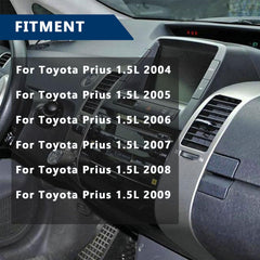 BULIAZY vent trims installed on Prius dash demonstrating easy upgrade benefit