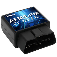 Bullro front view of AFM/DFM disabler showing compact design and quick install benefit