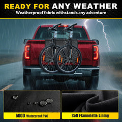 Bumbee soft flannelette lining close-up protecting bike finishes