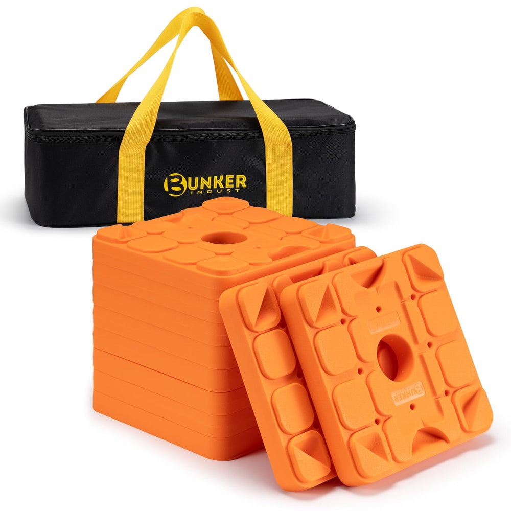 BUNKER INDUST front packaging showing bright orange 10-pack, easy identification