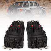 BUNKER INDUST front view roll bar bags showing sleek fit and space-saving benefit