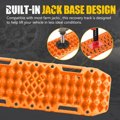 BUNKER INDUST jack base closeup demonstrating stable support for an off-road jack