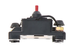 Bussmann CB185 terminal detail with solid contacts for reliable high-current connection