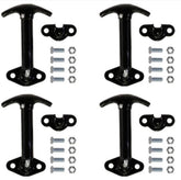 Buyers Products front view of four-piece hood catch kit showing complete assemblies and hardware for easy replacement