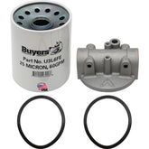Buyers Products HFA22525 front view showing filter head and ports for easy installation