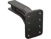 Buyers Products front-profile of PM25812 showing mounting plate and shank, ensures secure towing