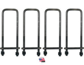 Buyers Products front view of boxed U‑bolt kits showing complete packaged convenience and organized storage