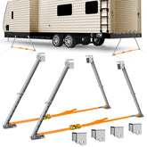 BuyGoe front view of assembled stabilizer legs showing sturdy setup benefit