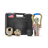 B&W gooseneck ball front packaging showing fit and reliability