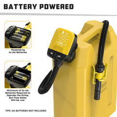 BYERNAUTO pump in use refueling an RV delivering fast, hands-free flow