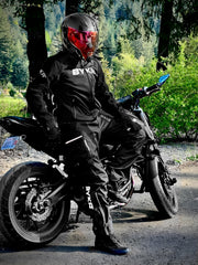 BYKR back armor detail highlighting CE-approved spinal protection