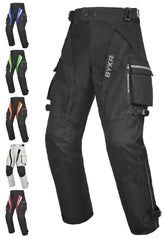 BYKR front view overpants showing fit and protective shape for confidence