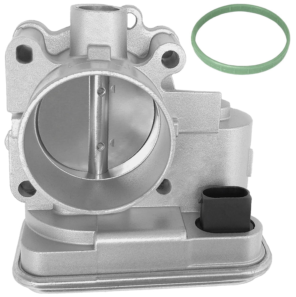BZANPAR throttle body front view showing mounting ports for precise fit