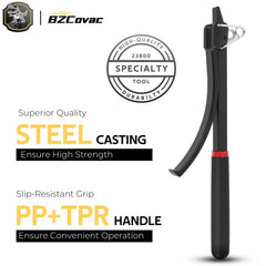 Bzcovac adjustment mechanism demonstrating versatile fit and control