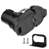 C-Tzu front connector assembly showing dual plugs and bracket for easy towing