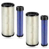 C-Tzu outer and inner filters front view showing fit and shape for easy replacement