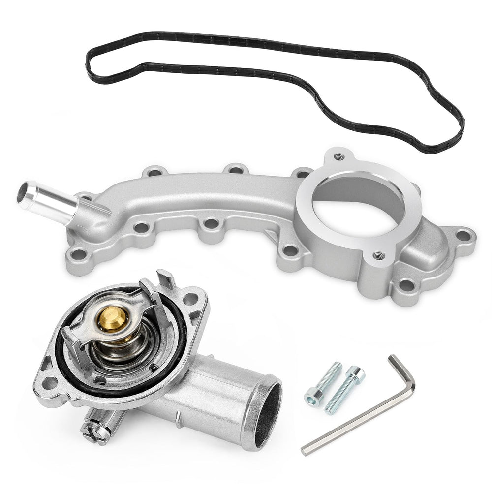C-Tzu front view of aluminium thermostat housing showing durable construction benefit