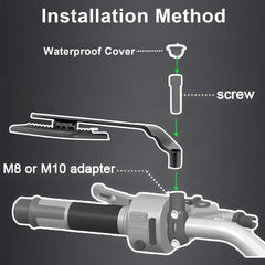Caboriallan thickened alloy arm detail providing strong, vibration-resistant support