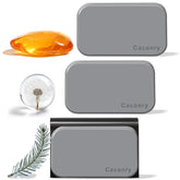 Cacanry front view of stone clip showing elegant magnetized design and tidy appearance