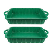 CALLARON front view of drain pan showing full footprint and stability benefit