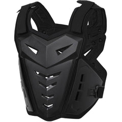 CALOPET back armor spine panel detail showing impact-dispersing protection