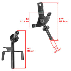 Caltric right spindle close-up showing precise machining for reliable steering
