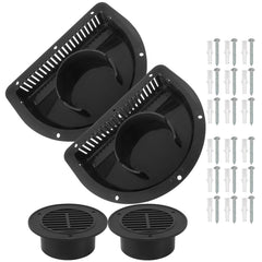 Calvana front-facing vent cover showing mounting face and airflow benefit