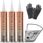 Calvana front packaging showing three sealant tubes and branding for reliable repairs