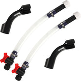 Calvana front view assembled kit showing hoses and adapters for easy refueling