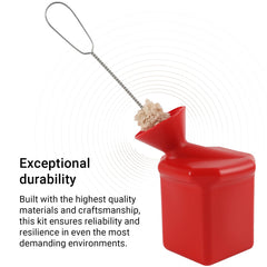 Calvana premium cotton swabs detail showing tight winding for longer use