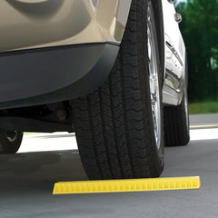 Camco AccuPark installed in garage guiding a car for precise stopping