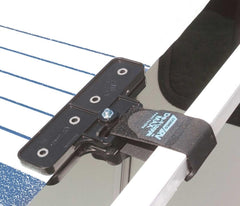 Camco close-up of non-marring gripper protecting awning fabric and reducing wear