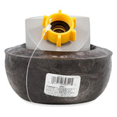 Camco Easy Slip front view showing compact gray fitting and secure seal benefit