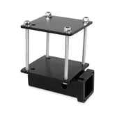 Camco hitch front view showing receiver and secure fit benefit