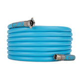 Camco EVOFlex front packaging showing 50ft potable water hose and branding, assures reliable drinking water