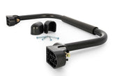 Camco fold-away handle front view showing strong support benefit