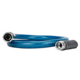 Camco front view of 4ft potable hose showing label and compact size benefit