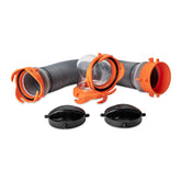 Camco front packaging showing full tote tank hose kit and benefits