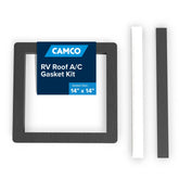 Camco gasket front view showing frame gasket and secure waterproof benefit