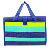 Camco Handy Mat folded with strap showing compact portability and easy transport