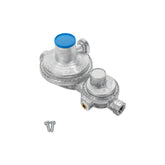 Camco regulator front view showing compact housing and reliable performance