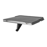Camco front view of rail mount table showing flat prep surface and stability
