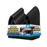 Camco Sidewinder front view showing full 30-foot support and cradles for stable drainage