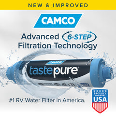 Camco TastePURE wide-body profile highlighting high-flow design advantage