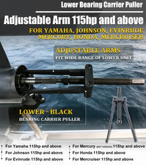 Camoo adjustable arms extended demonstrating fit versatility