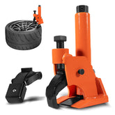 Camoo front view of bead breaker showing full tool and benefits for heavy tires