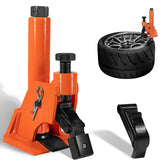 Camoo front view clamped to rim showing secure grip and quick setup benefit