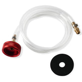 Camotokiit adapter front view showing compact red aluminum body for durable fit