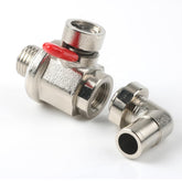 Camotokiit front view of oil drain valve showing compact design and easy access