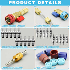 CANIPHA low‑pressure blue quick connector closeup showing precise fit and easy identification